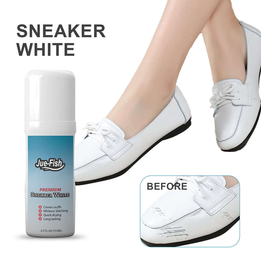 Jue-Fish Shoe Cleaner Yellow Stain Remover Whitening for White Shoes S260202