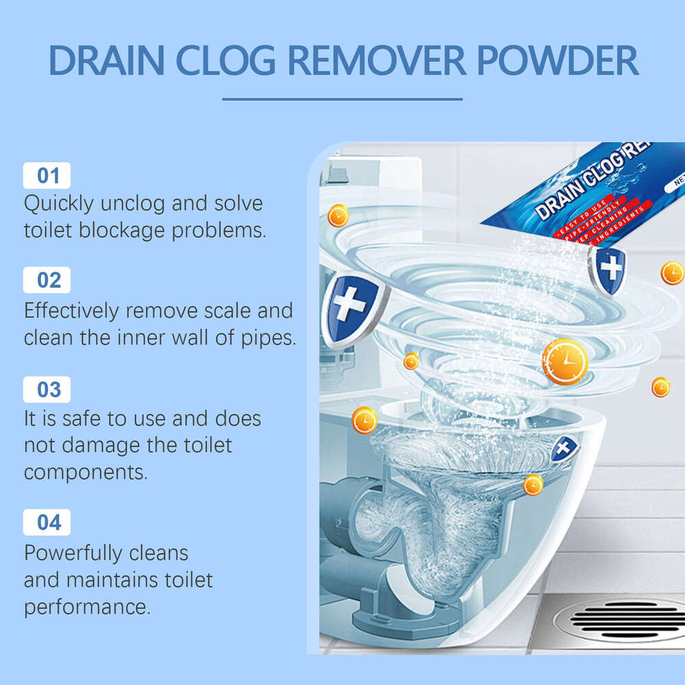 jakehoe Toilet Cleaner Deodorizer Fragrance Pipe Blockage Remover S260202