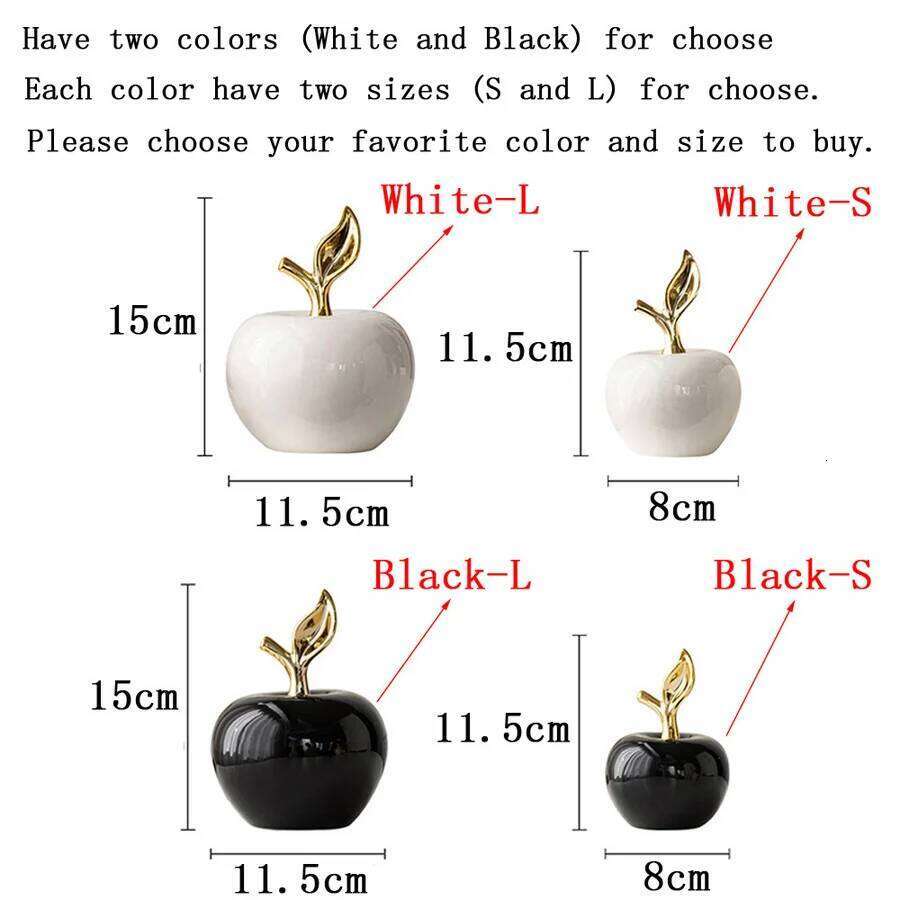 Classic European Style Ceramic Cute Funny Christmas Fruit Ornament Home Room Figurines Arts Crafts Desk Decor Statues Sculpture Y260202