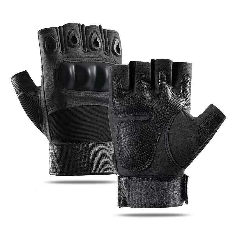 Half-Finger Outdoor Hunting Tactical Gloves Training Fitness Anti-Skid Cycling Sports Breathable Wear Resistance XJ260202