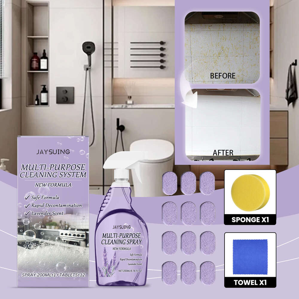 Jaysuing Multi-Purpose Cleaning Degreasing Stain Removal Kitchen Bathroom Multi-Functional Cleaner S260202