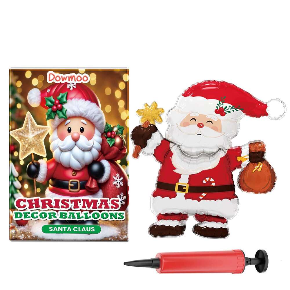 Dowmoo Balloons Balloon Standing Santa Reindeer Christmas Tree Event Decoration S260202 23a