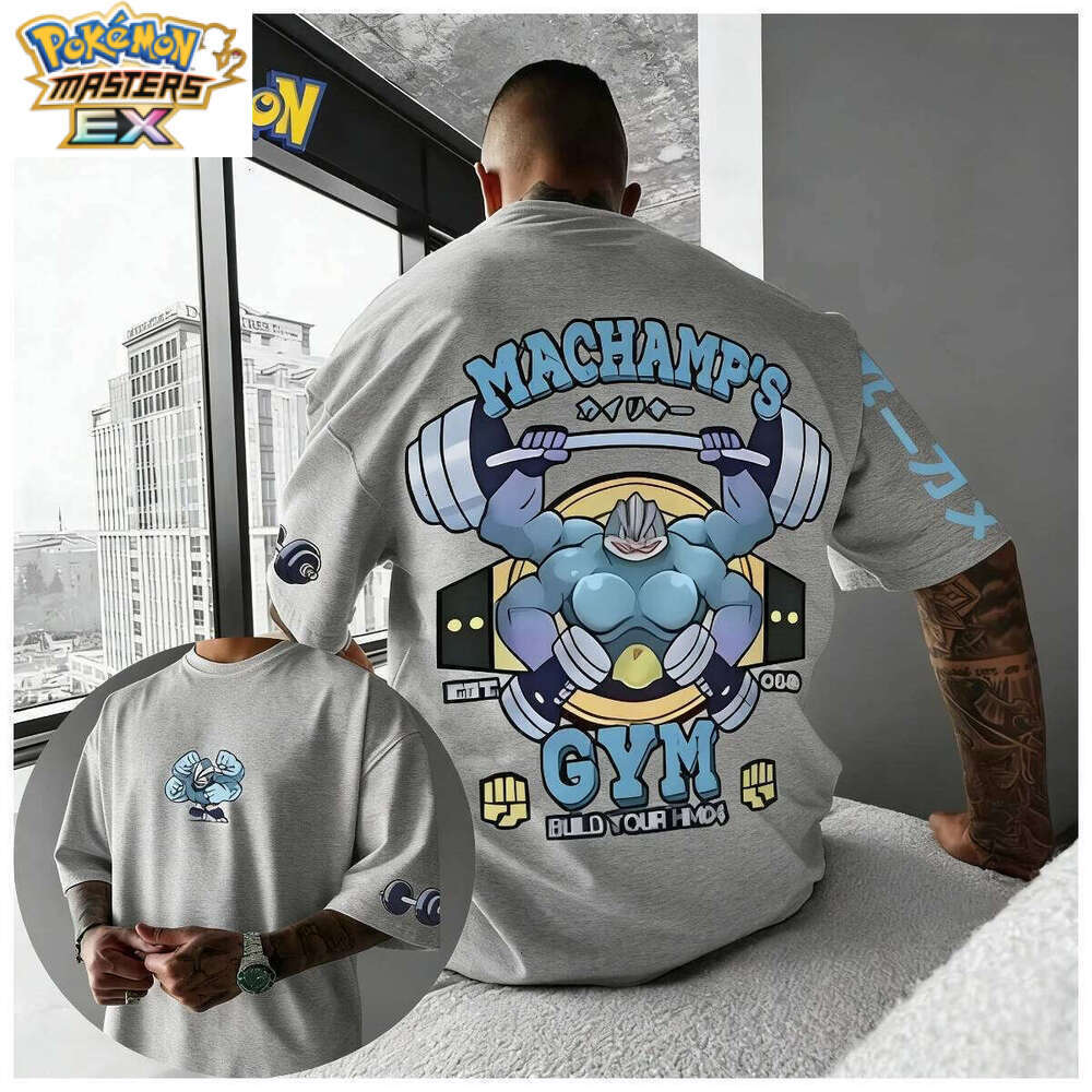 2026 Pokmon Anime "Big Rock Breaking Dancing Hall" Sports Men's T-shirt, New Summer Style for Both Men and Women, L260824 - view 4
