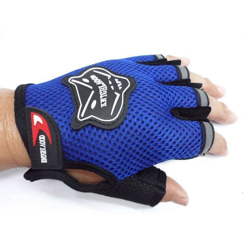 Adult And Kids Bike Half Finger Breathable Anti-slip Sports Riding Cycling Sporting Gloves For Sport One size XJ260202