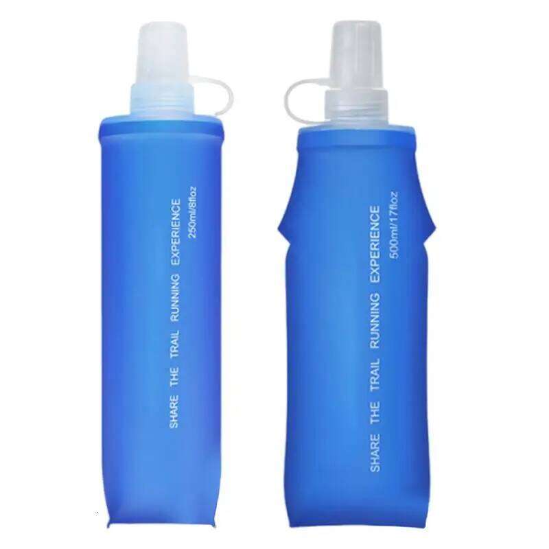 250/500ml Drinking Sport Folding Bag Soft Flask TPU BPA-Free Collapsible Water Bottle Z260202