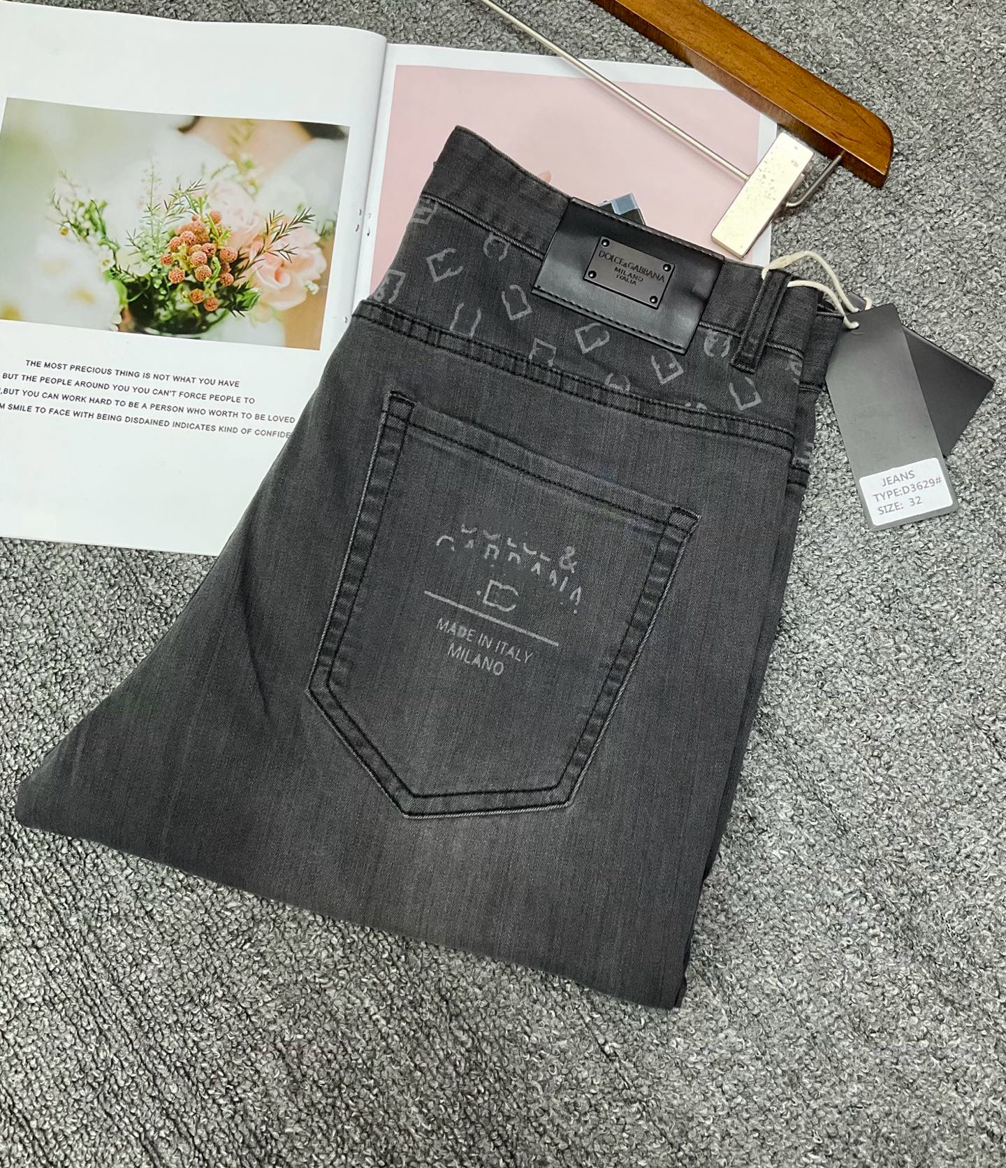 Designer high-quality men's fashionable ripped trend, retro western jeans, classic style street pants ksubi jeans