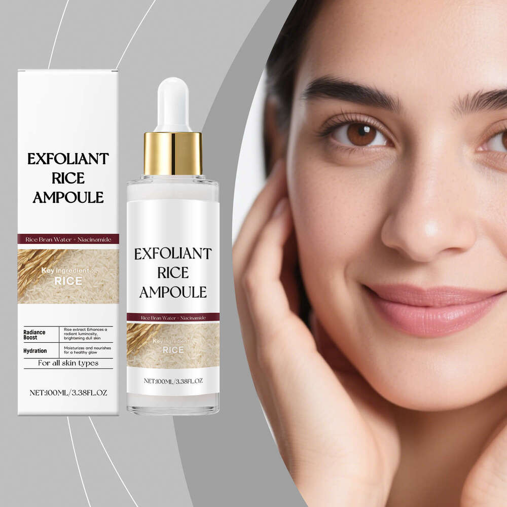 AMZ Rice Brightening Exfoliating Liquid Cleansing Nourishing Hydrating Delicate Care Facial Skin Rejuvenating Skincare Essence S260131