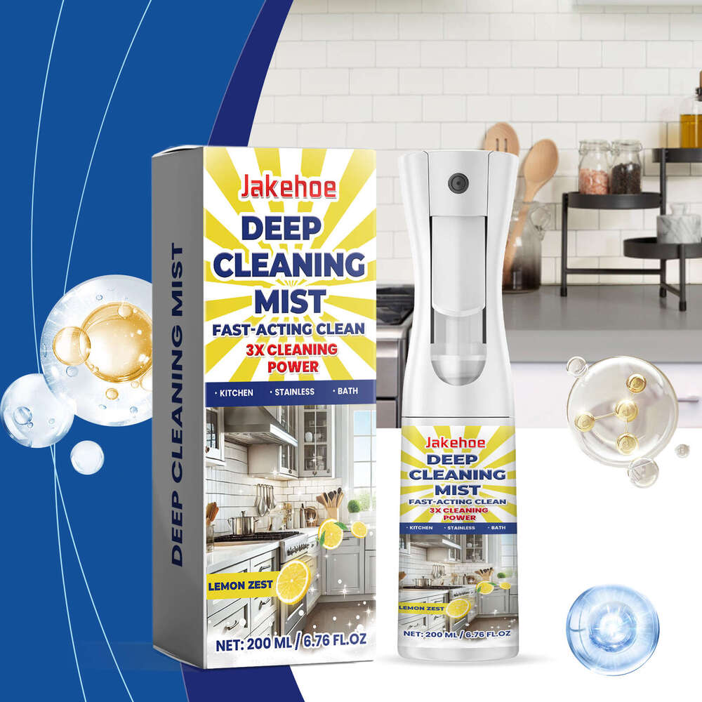 Deep Cleaning Spray Kitchen Stove Range Hood Oil Stain Remover Cleaner S260202