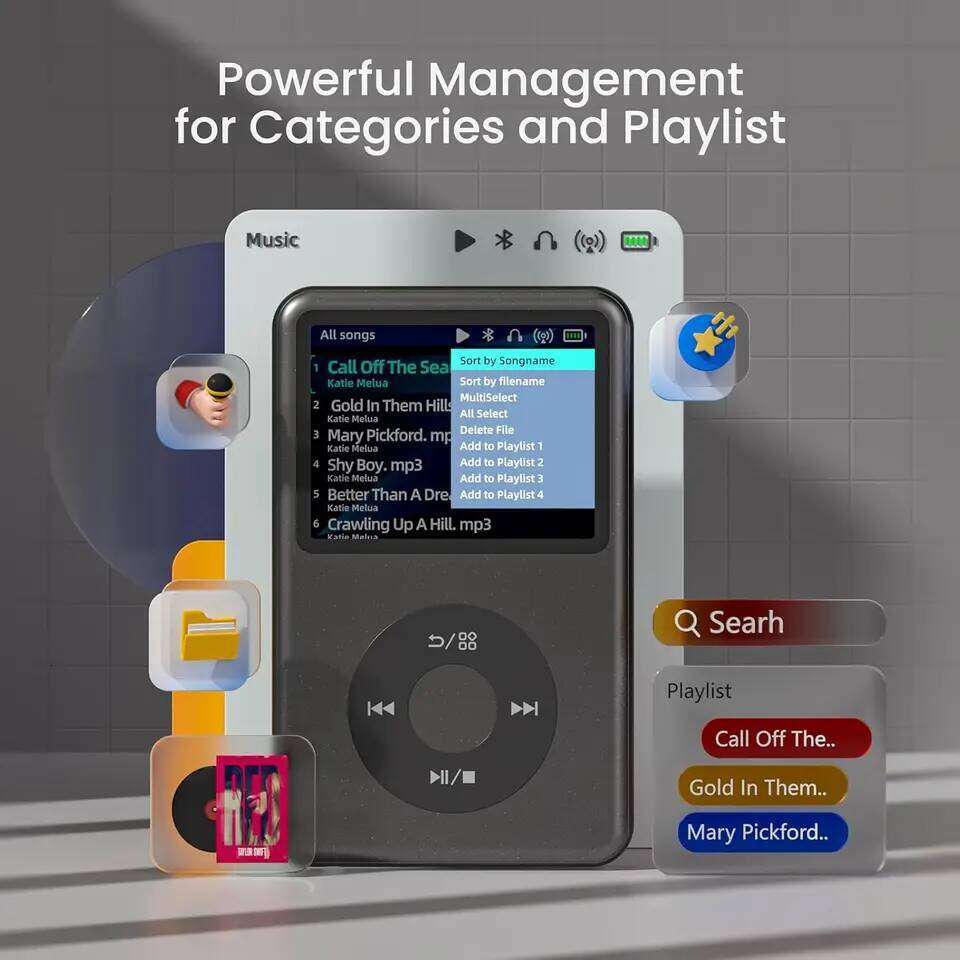 128Gb Classic Reproductor Mp3 Music Player Bluetooth Speakers, Support Fm Radio, Video, Hifi Ipod Touch Walkman Xingkaisheng