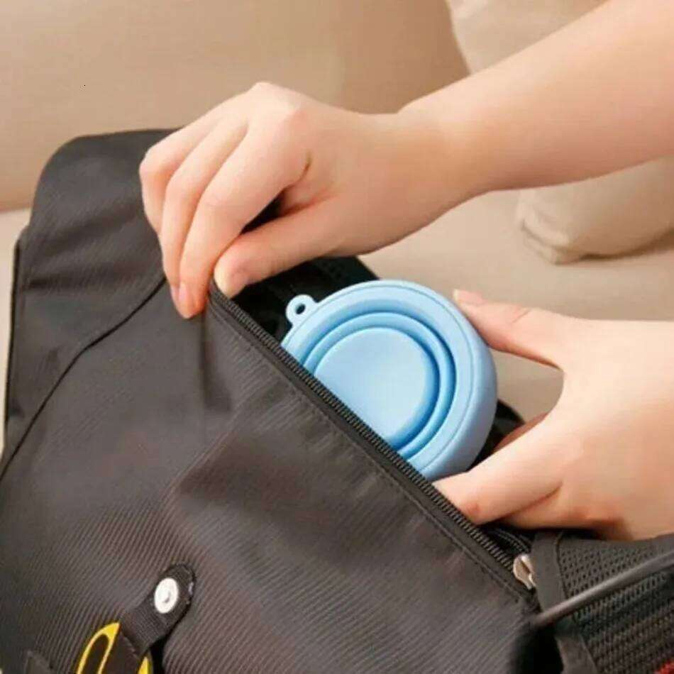 1 Pcs Portable Silicone Telescopic Drinking Collapsible Folding Cup Travel Camping Bathroom Tumblers Water Bottle Z260202