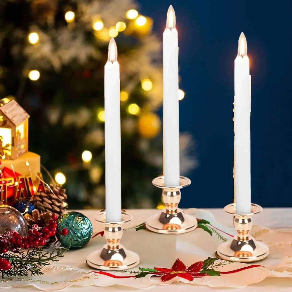 Pcs Metal Gold Taper Holder for Wedding, Dinning, Party, Fits 2 cm / 0.787 inch Thick Wax Candle or Led Candles Y260131