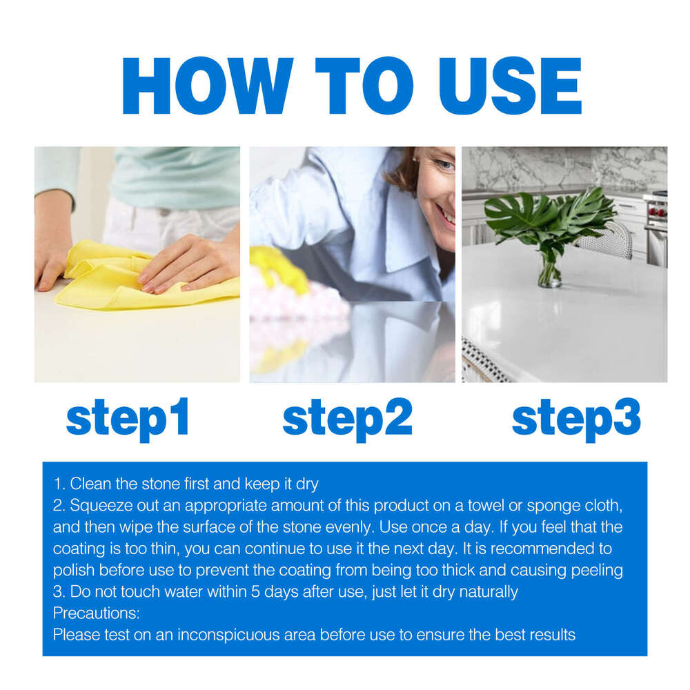 Jue-Fish Kitchen Countertop Tile Stone Corrosion Repair Descaling Brightening Coating Agent S260202