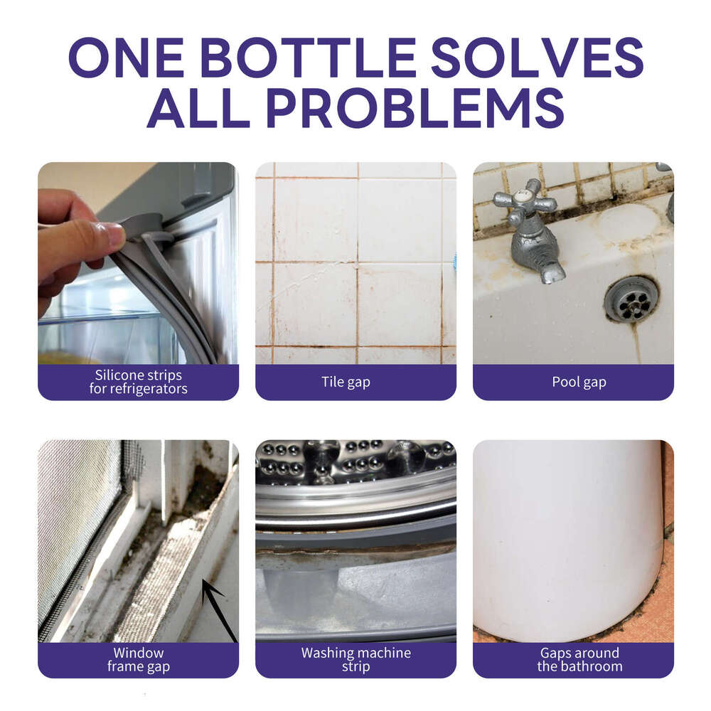 Mildew Removal Gel Wall Tile Refrigerator Washing Machine Silicone Strip Window Gap Multi-effect Anti-mold S260202