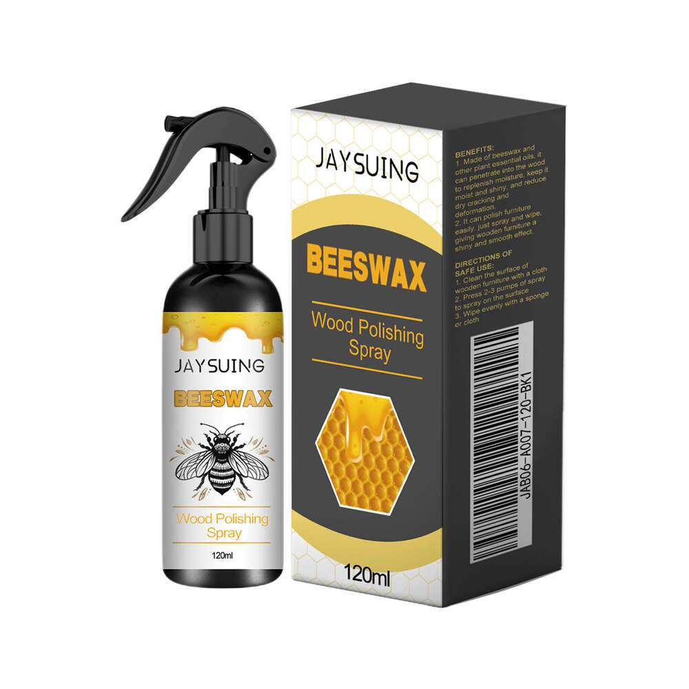 Beeswax Wood Furniture Floor Polishing Scratch Renovation Care Spray S260202