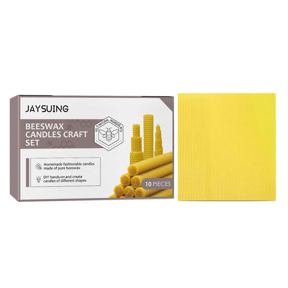 Christmas Atmosphere Creative Honeycomb Candle Pure Beeswax Roll Wax Sheets Raw Materials S260202