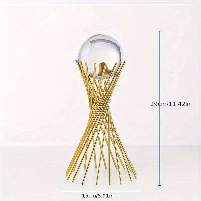 Nordic minimalist metal crafts abstract art ornaments porch living room TV cabinet office desktop creative home decoration Y260202