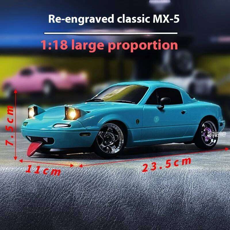 2024 New LD1804 Mazda Mx5 Premium Version Drift Rc Cars With A Gyroscope Rear-Wheel Drive Toy Car Birthday Toys For Kid Y260131