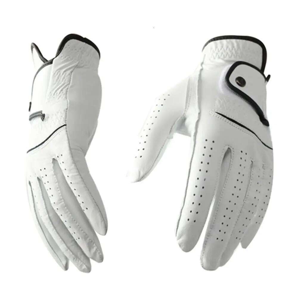 Sheepskin Men's Sports White Breathable Leather Golfing Glove Slip-Resistant Maximum Grip Golf Accessories Golfer XJ260202