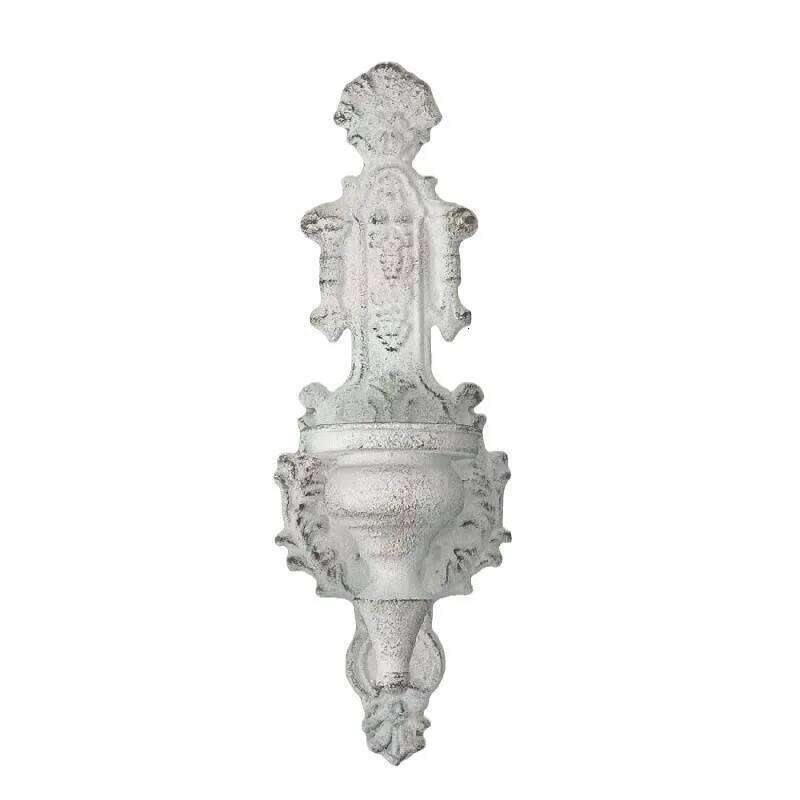 Northern Europe Mounted Vintage Candlestick Stand Candle Holder Ornament Home Living Room Wall Decoration Y260131