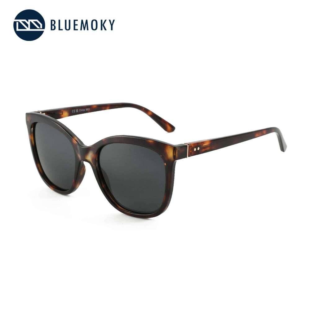 BLUEMOKY Trendy Butterfly Polarized Sunglasses Women UV400 Protection Shade Ladies Oversize Square Sun Glasses H260202