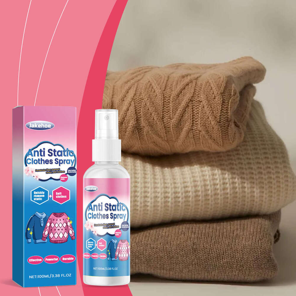 Jakehoe Anti-Static Wrinkle Removal for Clothes Smooth Comfortable Removes Wrinkles and Static-Free Spray S260202
