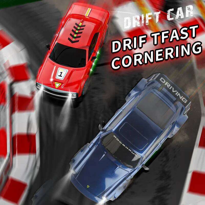 KF27 2.4G RC Drift With LED Light 1/20 4WD Radio Remote Control Car 4x4 High Speed Professional Racing Vehicle Toys For Kid Y260131