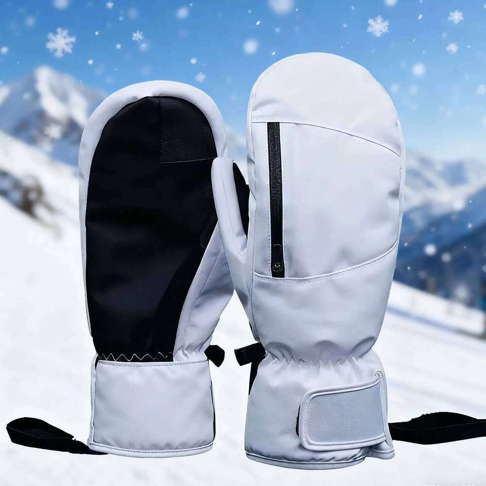 Winter Waterproof Touch Screen Thermal Thick Snow Men Women Snowmobile Warm Mittens Outdoor Ski Gloves XJ260202