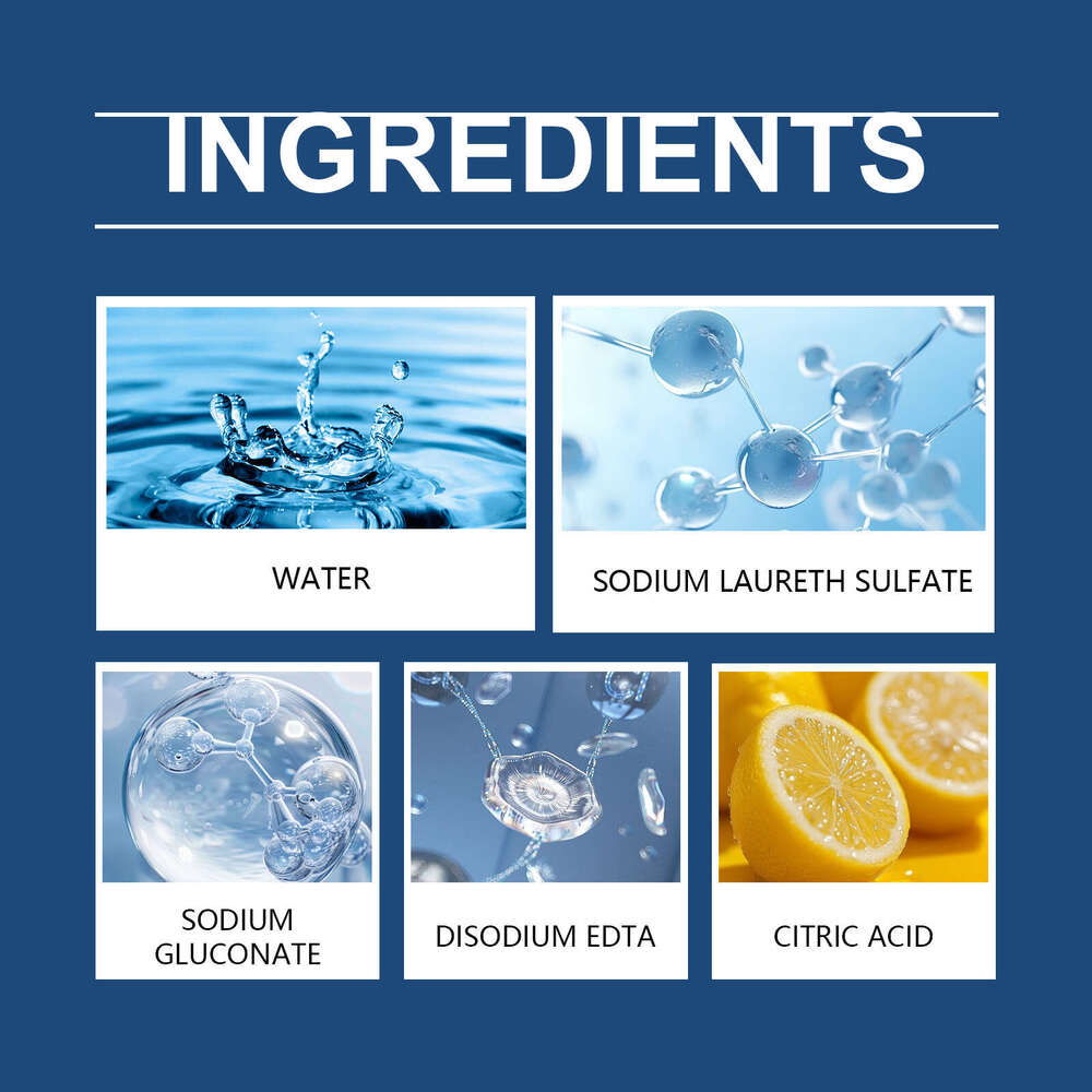 Household Bathroom Stain Remover for Toilets, Glass, and Water Stains Multi-Effect Cleaner S260202