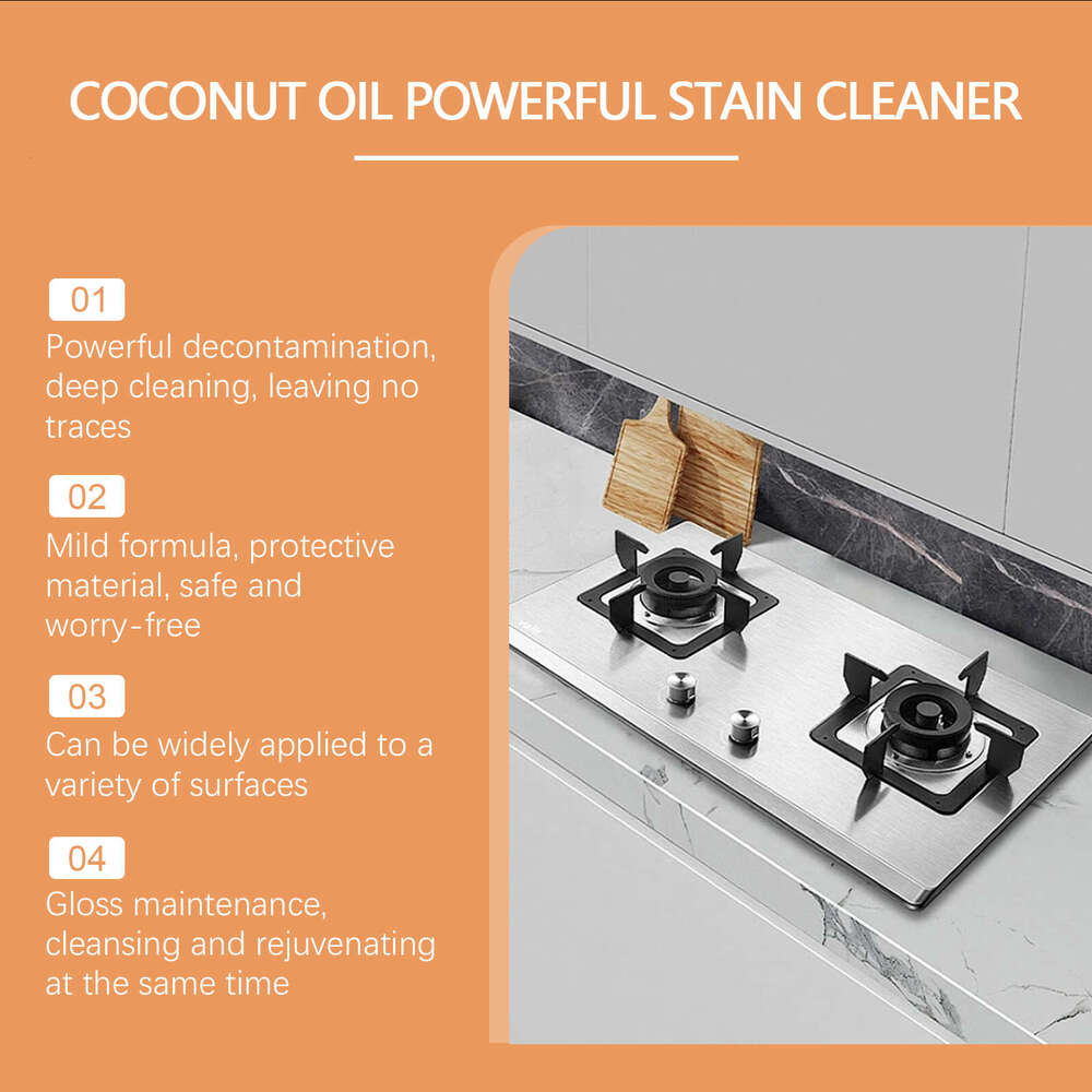 Jakehoe Coconut Remover Household Multi-Purpose Polishing Removal Oil Stain Surface Cleaner S260202