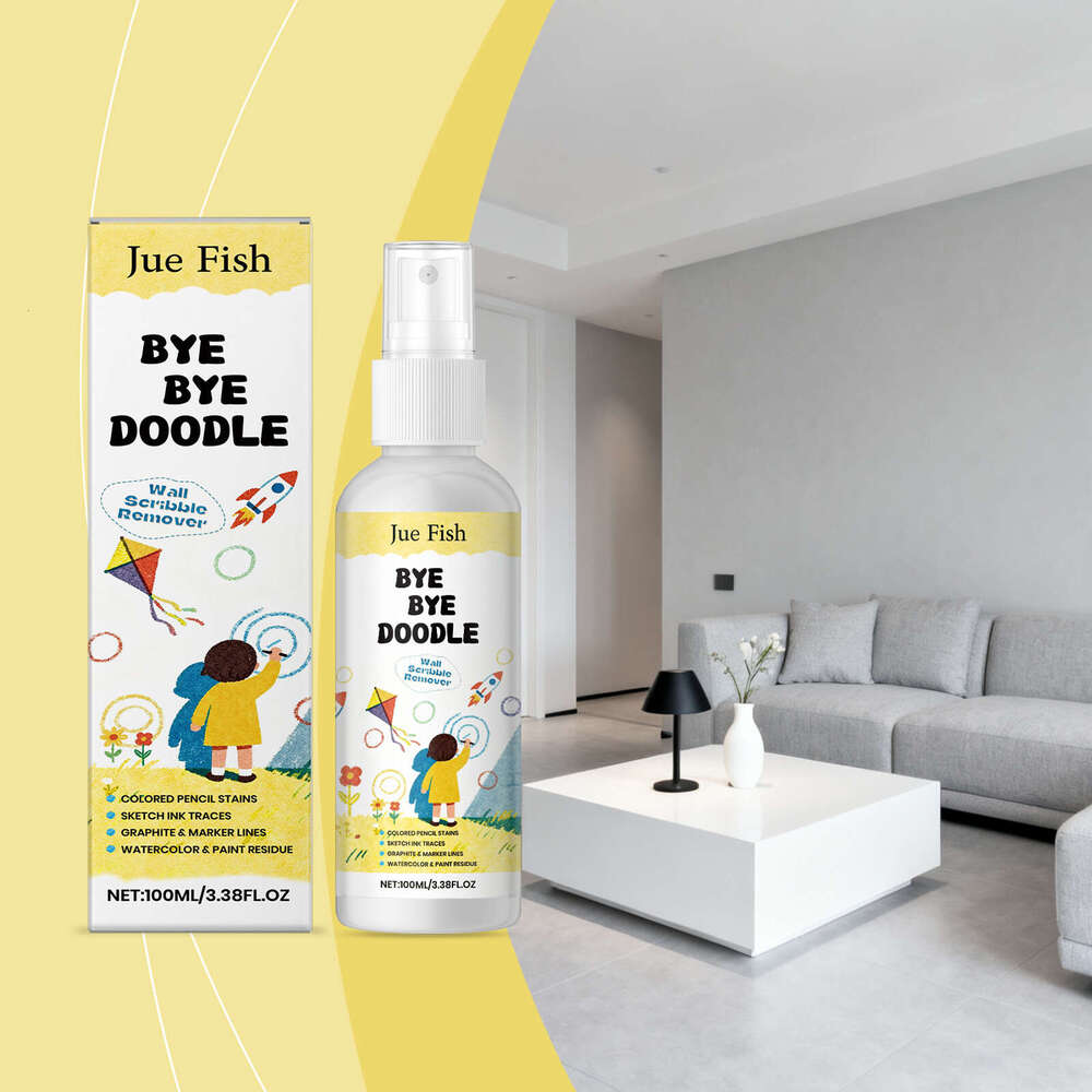 JUE FISH Graffiti Cleaner Household Wall Stain Care Pencil Crayon Instant Cleaning Spray S260202