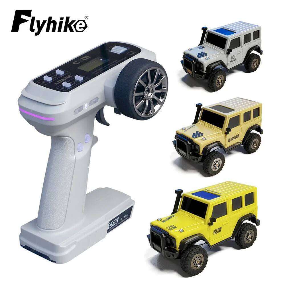 LDARC X43 1:43 Crawler Remote Control Climbing Car Simulation Full Time 4WD Off-road Vehicle RTR For Kids and Adults Toys Gift Y260131