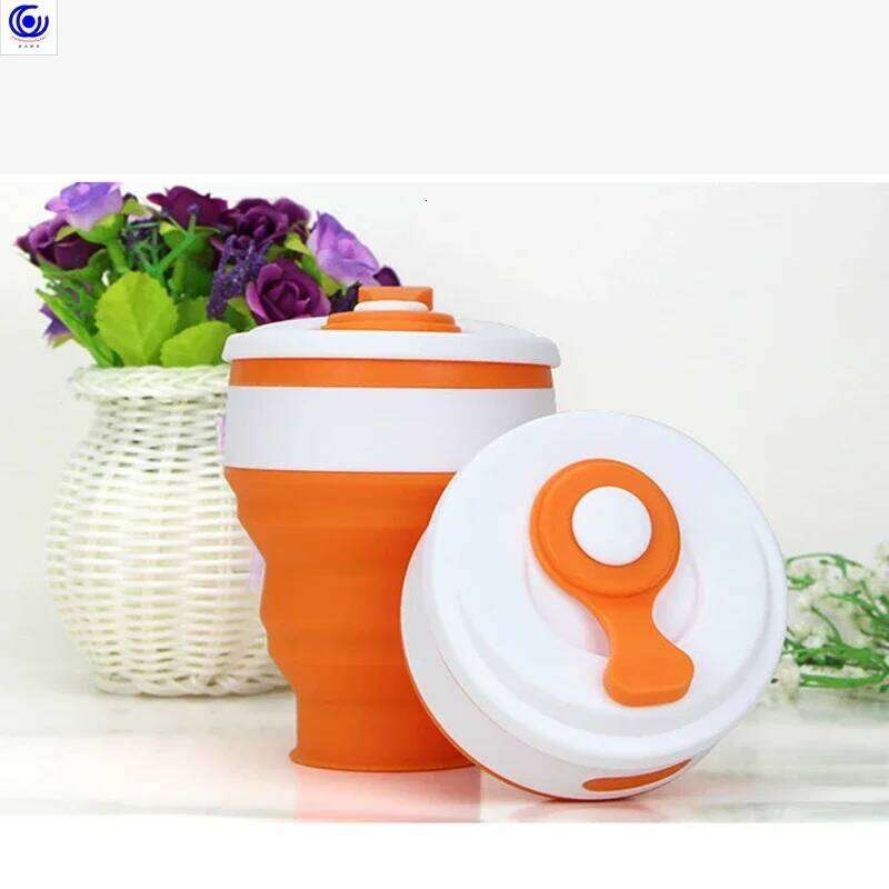 Folding Silicone High temperature resistant food grade Portable drinking water travel retractable folding cup Z260202
