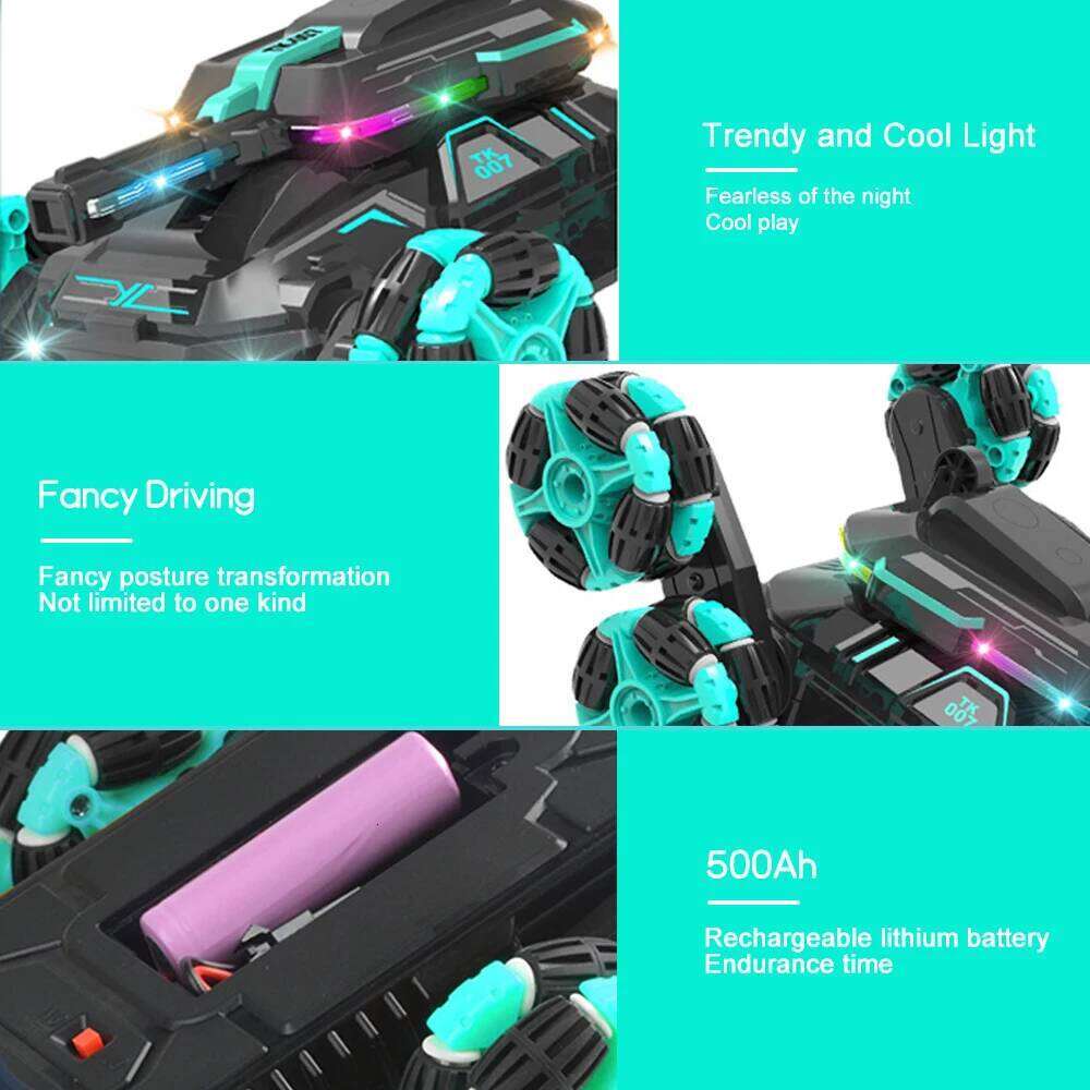 RC Stunt Car Kids Double Sided Flip Cars 2.4G Wireless Remote Control High Speed 360 Rotation Drift Auto Toys Y260131