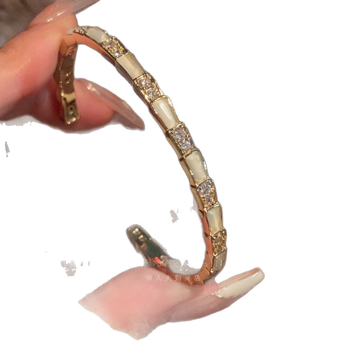 Luxury Bracelet Zircon Trapezoidal Open Bracelet Luxury And Elegant Designer Bracelet Exquisite Fashion Style Jewelry Wholesale