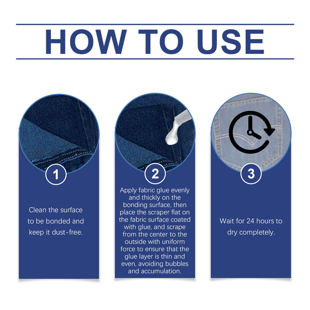 Repair Clothes Pattern Holes Leather Insoles Multi-functional Fabric Glue S260202