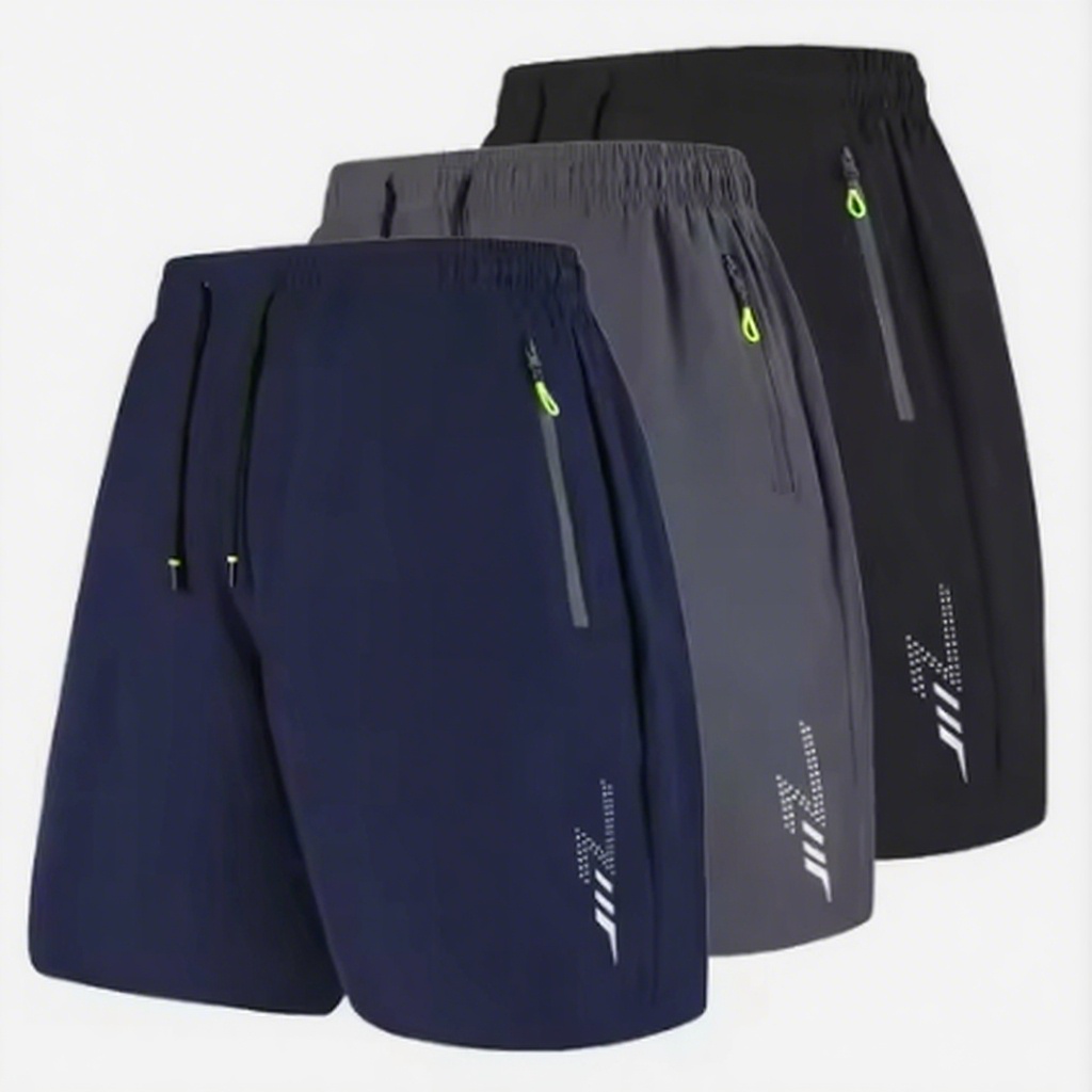 Men's Shorts Casual Outerwear Thin Loose-fit Five-point Pants Sports Outdoor Breathable Trendy Quick-drying Trousers