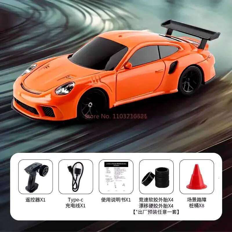 Jiabaile Wireless 1: 43 Mini 4wd Drift Control Car Full Scale Professional Rc Racing High Speed Remote Vehicle Y260131