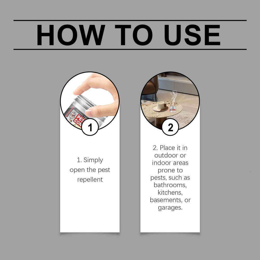 Jakehoe Household Home Kitchen Repeller Effective for Mosquitoes, Flies, Cockroaches Insect Repellent S260202