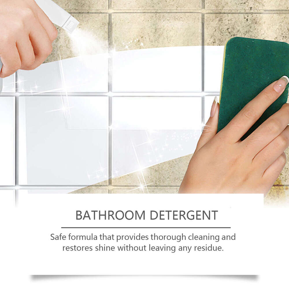 JAKEHOE Bathroom Glass Door Bathtub Tile Crystal Clear Stain Cleaner S260202