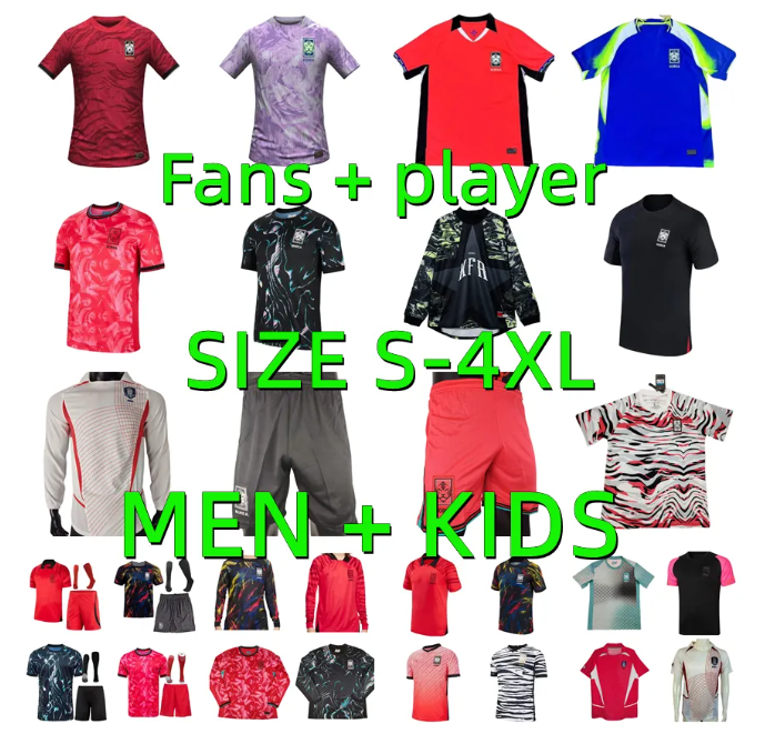 2024 2025 2026 Korea HEUNGMIN KANGIN HEECHAN Soccer Jerseys national team South SON GUESUNG MINJAE INBUM JAESUNG 21 22 24 25 26 football men kids shirt Player version