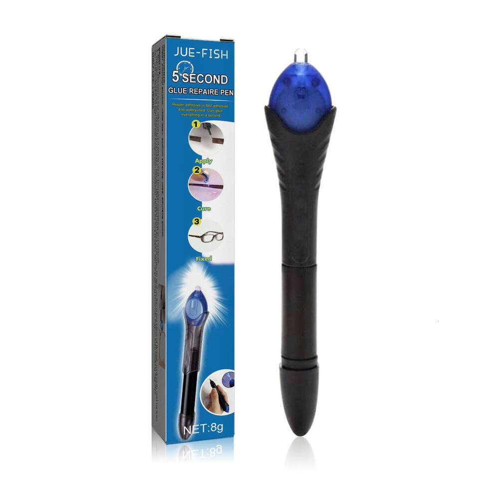 UV Ultraviolet Curing Glue Pen 5 Seconds Repair Plastic Ceramic Cable High and Low Temperature Resistant S260202