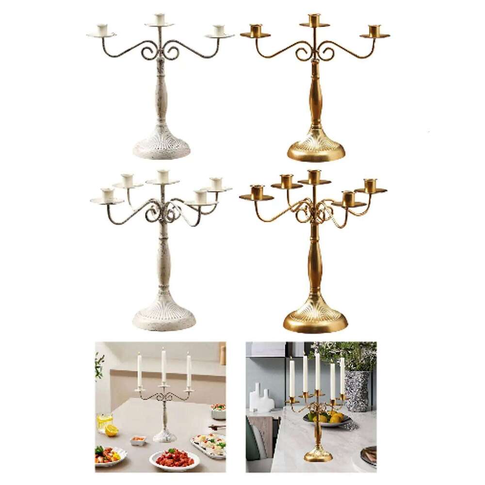 Candlestick Holder Candelabrum Anniversary Halloween Multi Arm Candelabra Y260131
