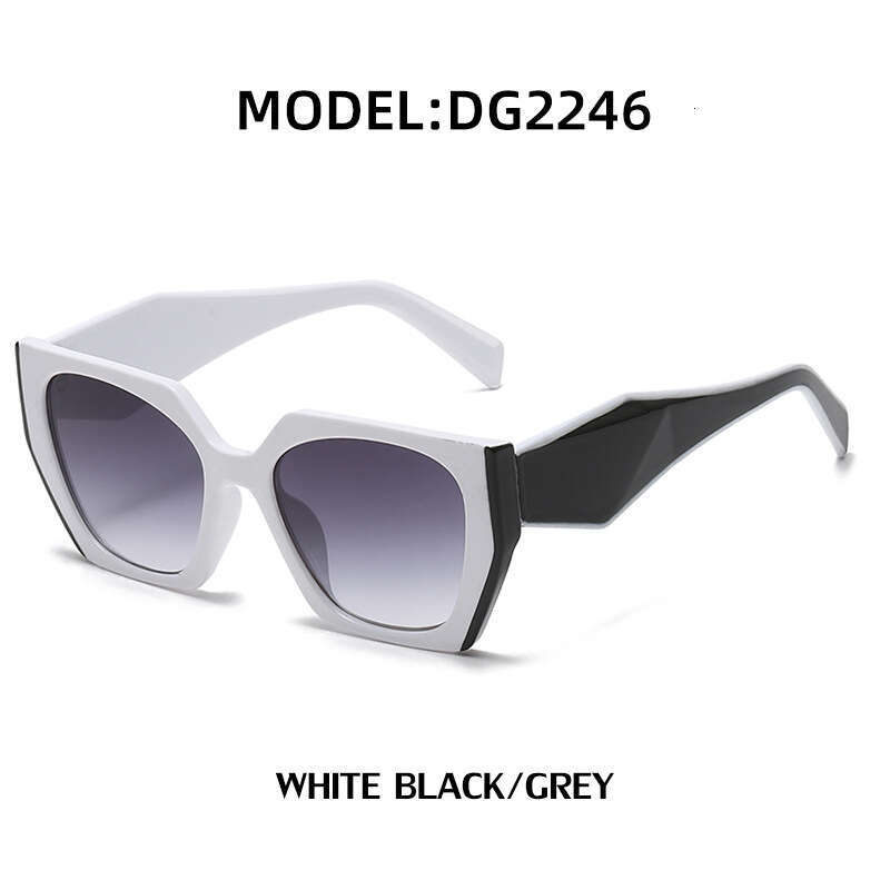 New Fashion Cat Eye Wide Leg for Women High-end Ins Style Wholesale Full Frame UV Protection Sunglasses