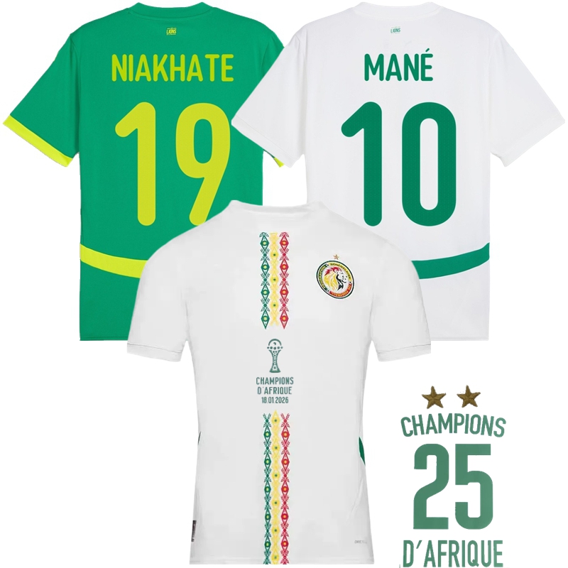2024 2025 2026 Senegal MANE soccer jerseys N.JACKSON GUEYE KOULIBALY SARR NDIAYE NIAKHATE DIOUF CAMARA CISS national 2 stars football shirts