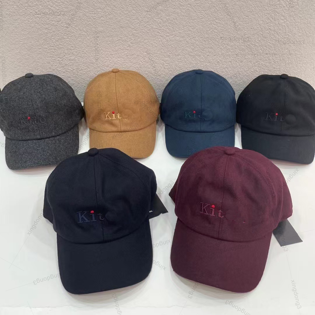 Baseball cap mens kitonncaps french fashion wool embroidered letters versatile baseball cap