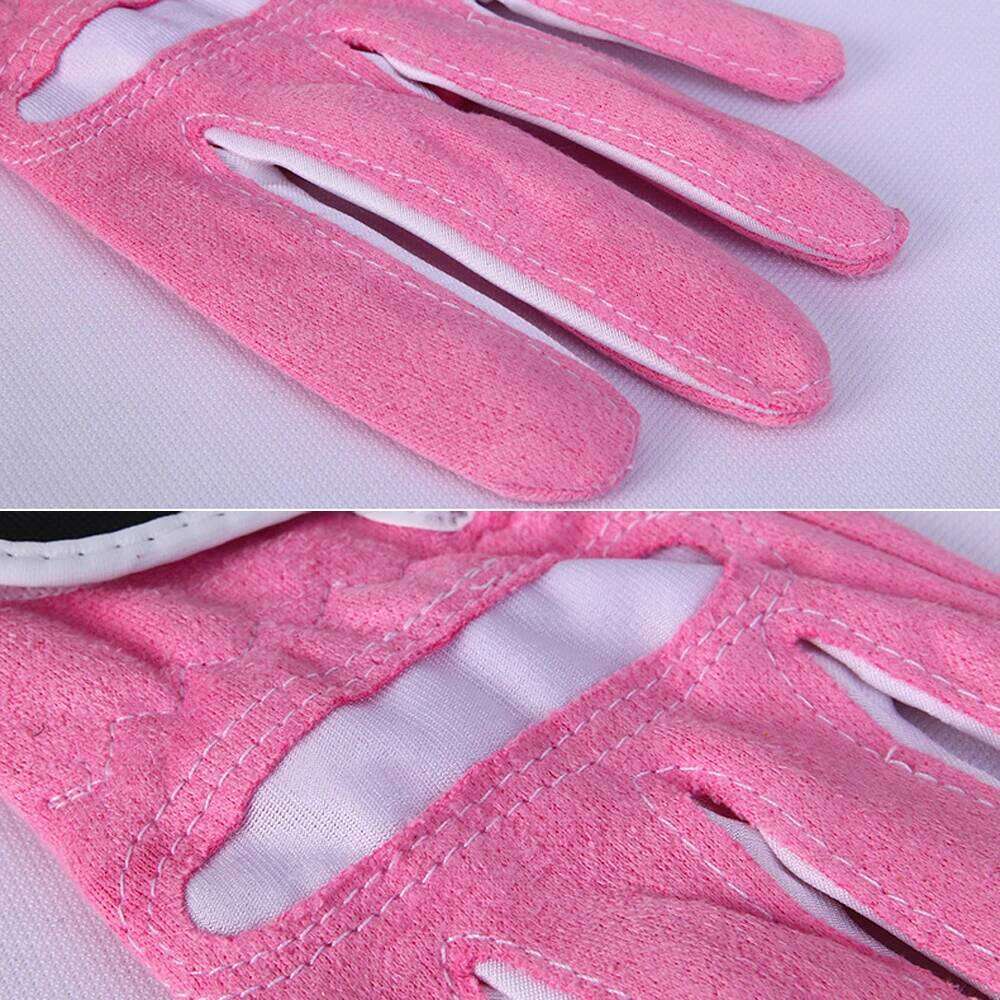 PGM 1pair Women Soft Microfiber Cloth Breathable Non-slip Protective Gloves Hand Wear Golf Accessory ST009 XJ260202