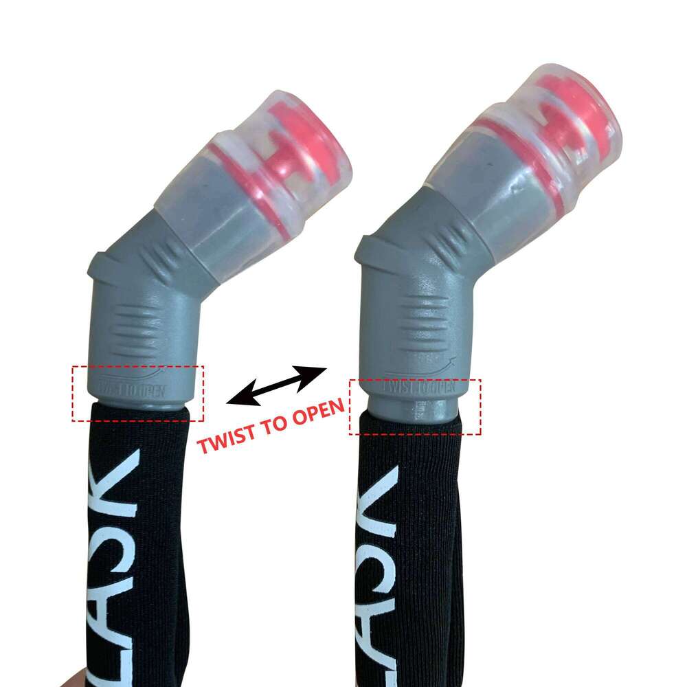 AXEN Folding Water Bottle, Collapsible Soft Flask, TPU Tube with Bite Valve, Suitable for Running Camping Travelling, 500ml Z260202