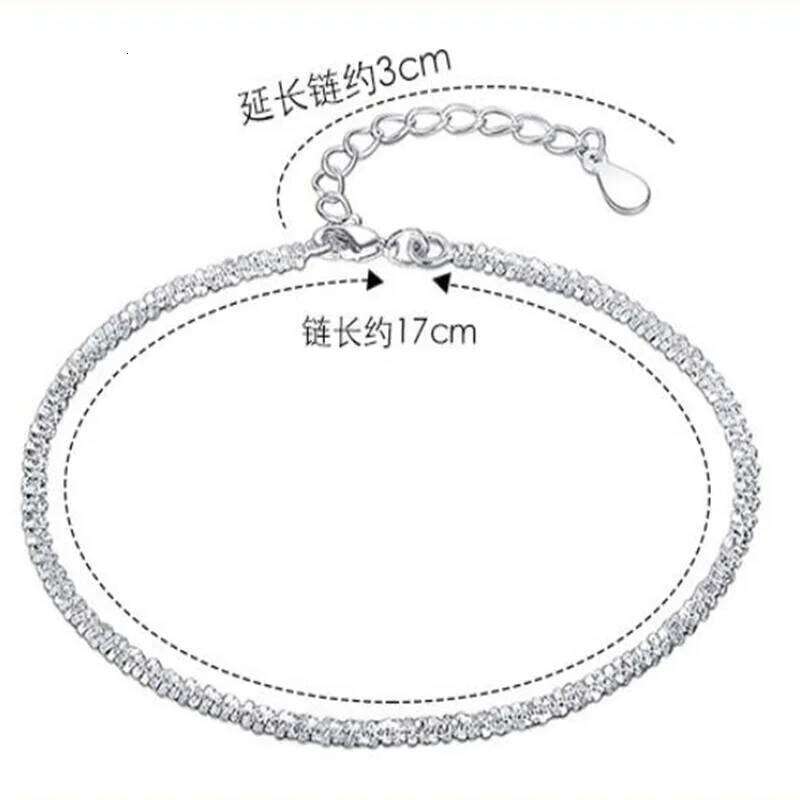 High Quality 925 Sterling Silver Sparkling 18k Gold Bracelet For Woman Wedding Engagement Banquet Party Jewelry Gifts H260202