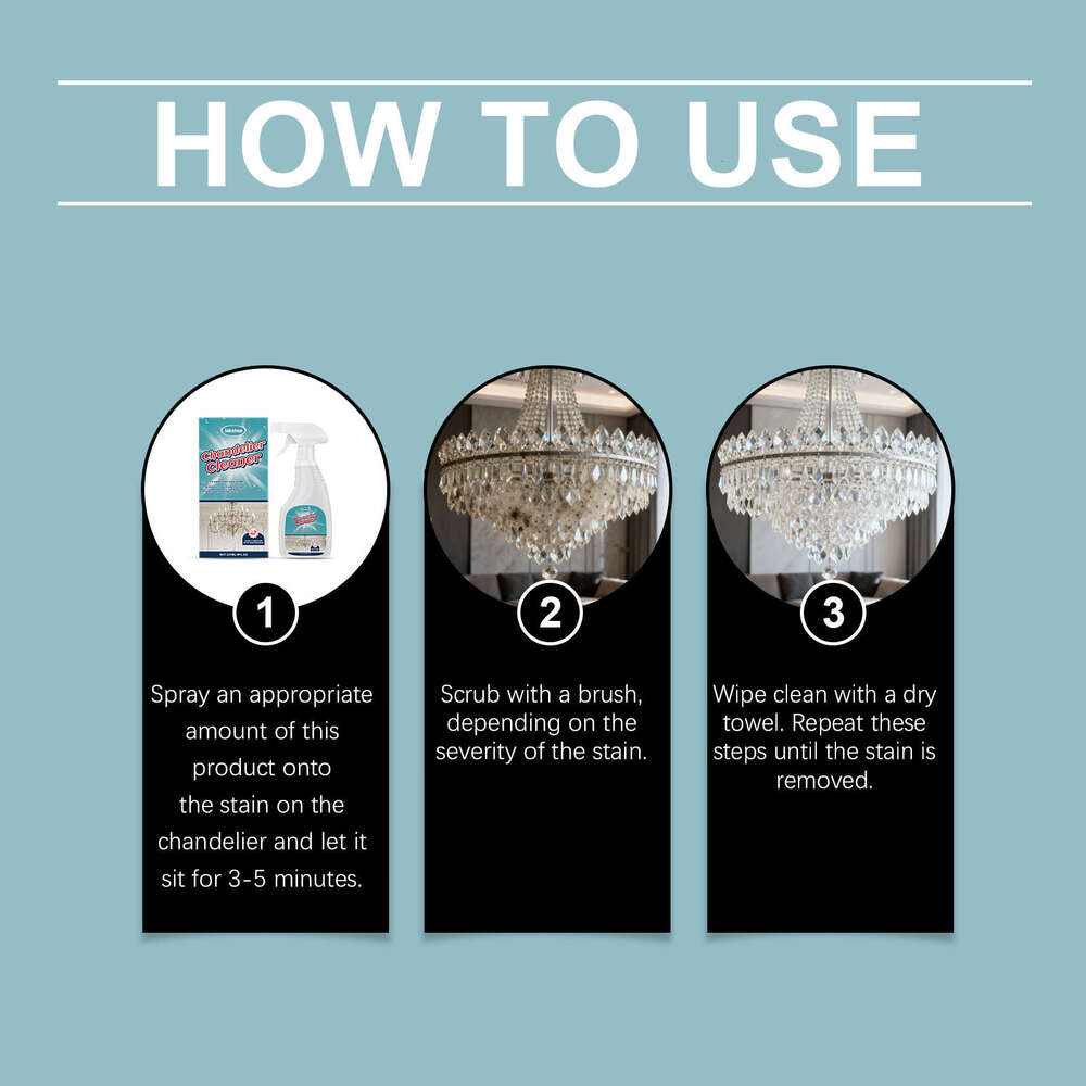 Cleaner Daily Household Chandelier Care Clean and Shiny Cleaning Dust Spray S260202