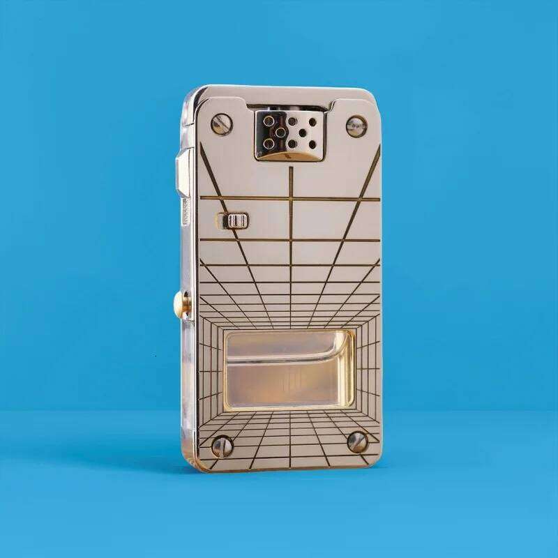 CHIEF 705 upgraded agave transparent chamber lighter, one-click ejection ignition, pump oil control safety lock W260202